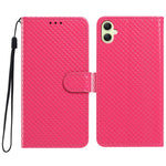Custodia per telefono in ecopelle con fibbia a specchio e cordino nero sottile., For Galaxy A27 5G, For Galaxy A06 4G / 5G