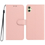 Custodia per telefono in ecopelle con fibbia a specchio e cordino nero sottile., For Galaxy A27 5G, For Galaxy A06 4G / 5G