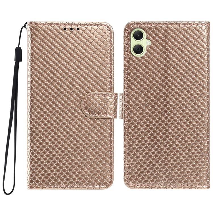 Custodia per telefono in ecopelle con fibbia a specchio e cordino nero sottile., For Galaxy A27 5G, For Galaxy A06 4G / 5G