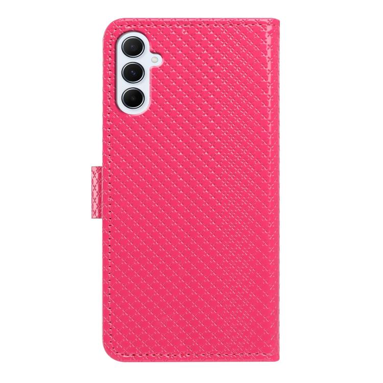 Custodia per telefono in ecopelle con fibbia a specchio e cordino nero sottile., For Galaxy A14 5G, For Galaxy A73 5G