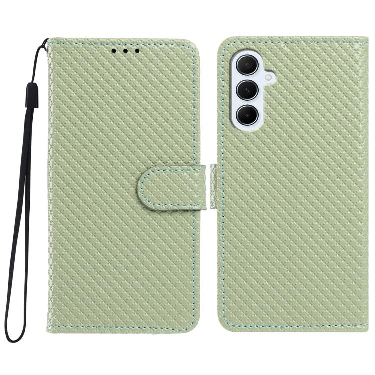 Custodia per telefono in ecopelle con fibbia a specchio e cordino nero sottile., For Galaxy A14 5G, For Galaxy A73 5G