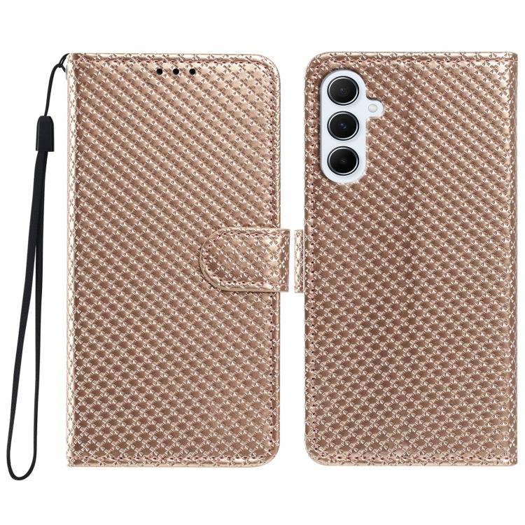 Custodia per telefono in ecopelle con fibbia a specchio e cordino nero sottile., For Galaxy A25 5G, For Galaxy A24 4G