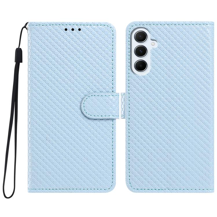 Custodia per telefono in ecopelle con fibbia a specchio e cordino nero sottile., For Galaxy A56 5G, For Galaxy A26 5G