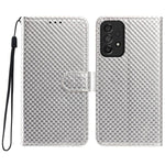 Custodia per telefono in ecopelle con fibbia a specchio e cordino nero sottile., For Galaxy A14 5G, For Galaxy A73 5G