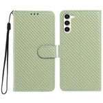 Custodia per telefono in ecopelle con fibbia a specchio e cordino nero sottile., For Galaxy S23 Ultra 5G, For Galaxy S23+ 5G