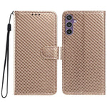 Custodia per telefono in ecopelle con fibbia a specchio e cordino nero sottile., For Galaxy S24 5G, For Galaxy S23 FE 5G