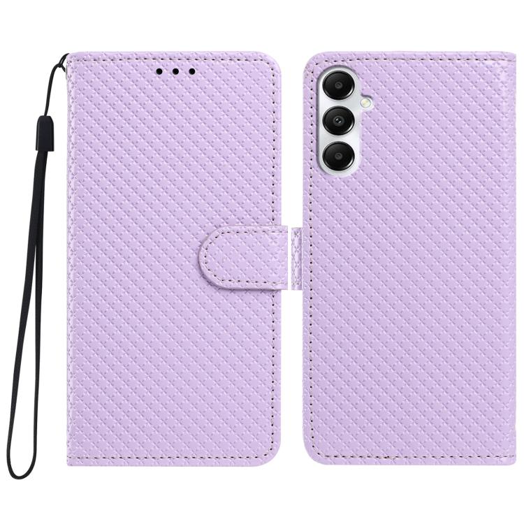 Custodia per telefono in ecopelle con fibbia a specchio e cordino nero sottile., For Galaxy S25 Ultra 5G, For Galaxy S24 FE 5G