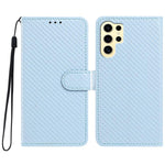 Custodia per telefono in ecopelle con fibbia a specchio e cordino nero sottile., For Galaxy S24 Ultra 5G, For Galaxy S24+ 5G