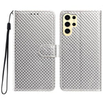 Custodia per telefono in ecopelle con fibbia a specchio e cordino nero sottile., For Galaxy S24 Ultra 5G, For Galaxy S24+ 5G