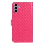 Custodia per telefono in ecopelle con fibbia a specchio e cordino nero sottile., For Galaxy S25 5G, For Galaxy S25+ 5G