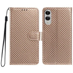 Custodia per telefono in ecopelle con fibbia a specchio e cordino nero sottile., For Galaxy S26 5G, For Galaxy S25 Edge 5G