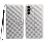 Custodia per telefono in ecopelle con fibbia a specchio e cordino nero sottile., For Galaxy S25 5G, For Galaxy S25+ 5G
