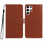 Custodia per telefono in ecopelle con fibbia a specchio e cordino nero sottile., For Galaxy S25 Ultra 5G, For Galaxy S24 FE 5G