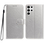 Custodia per telefono in ecopelle con fibbia a specchio e cordino nero sottile., For Galaxy S25 Ultra 5G, For Galaxy S24 FE 5G