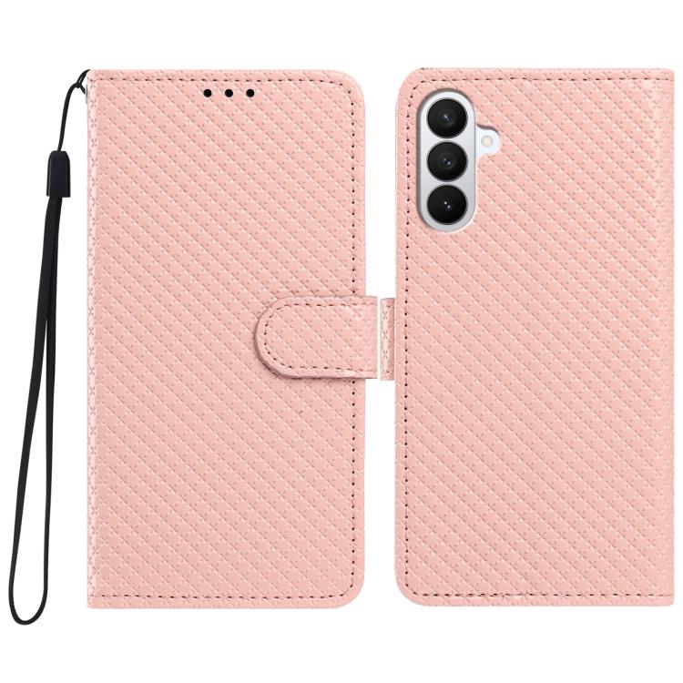 Custodia per telefono in ecopelle con fibbia a specchio e cordino nero sottile., For Galaxy S26 5G, For Galaxy S25 Edge 5G