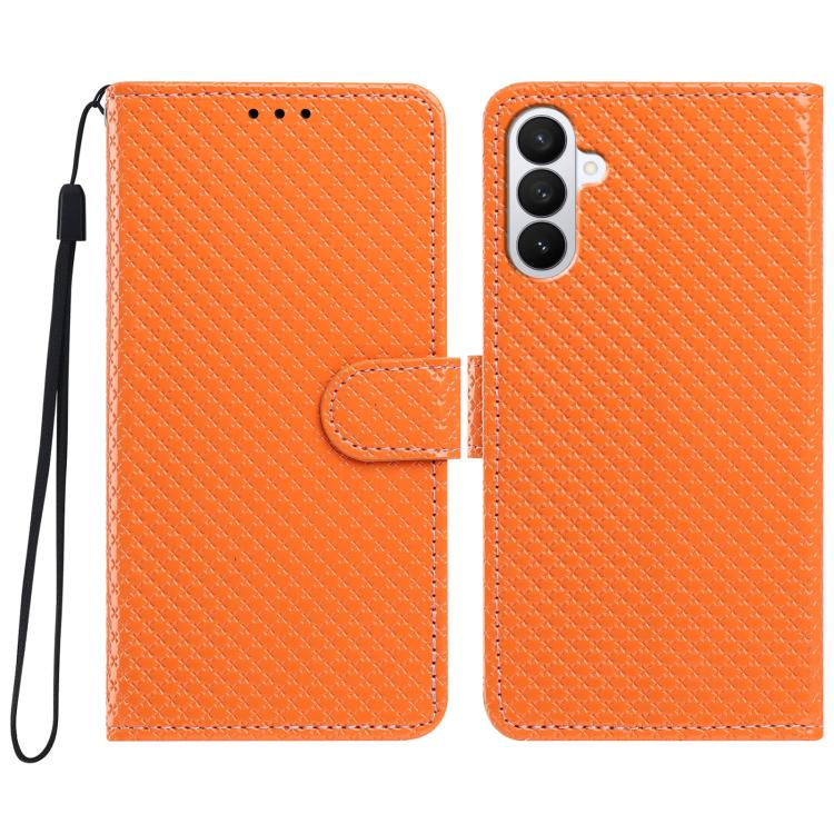 Custodia per telefono in ecopelle con fibbia a specchio e cordino nero sottile., For Galaxy S26 5G, For Galaxy S25 Edge 5G
