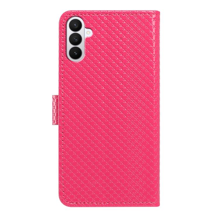 Custodia per telefono in ecopelle con fibbia a specchio e cordino nero sottile., For Galaxy S26+ 5G, For Galaxy S26 Ultra 5G