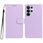 Custodia per telefono in ecopelle con fibbia a specchio e cordino nero sottile., For Galaxy S26+ 5G, For Galaxy S26 Ultra 5G