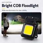 Mini torcia a LED COB portatile da portachiavi per campeggio., 150mAh, 200mAh, 300mAh, 500mAh, 800mAh