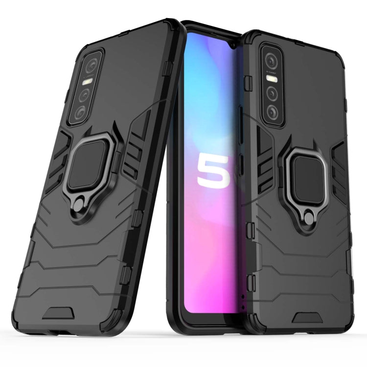 Custodia protettiva antiurto per PC + TPU con supporto per anello magnetico, For vivo Y73s, For vivo V20 SE, For vivo V20