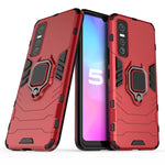 Custodia protettiva antiurto per PC + TPU con supporto per anello magnetico, For vivo Y73s, For vivo V20 SE, For vivo V20