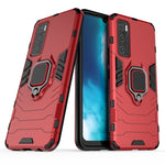 Custodia protettiva antiurto per PC + TPU con supporto per anello magnetico, For vivo Y73s, For vivo V20 SE, For vivo V20