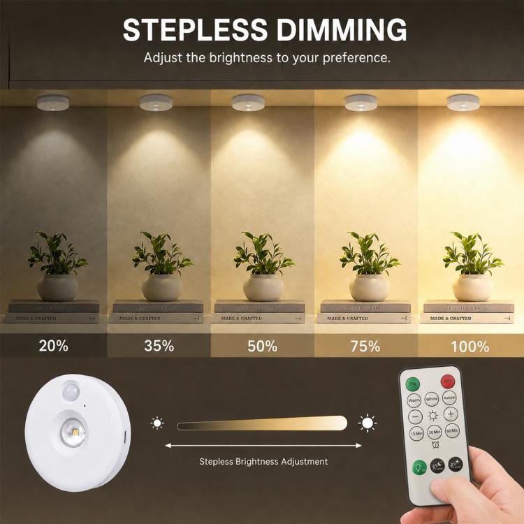 Luci notturne intelligenti a forma di occhio di gatto con sensore e telecomando, 1pc, 3pcs, 6pcs