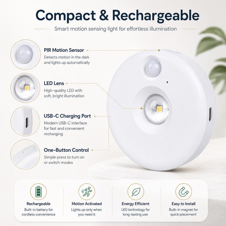 Luci notturne intelligenti a forma di occhio di gatto con sensore e telecomando, 1pc, 3pcs, 6pcs