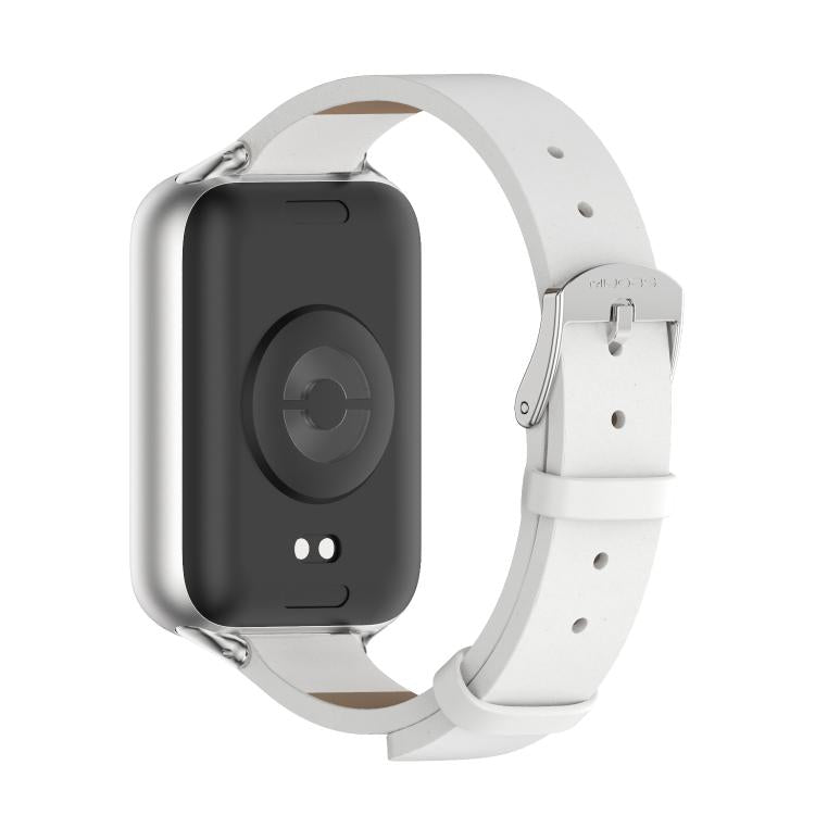Cinturino per orologio MIJOBS in microfibra e pelle vegana, For Xiaomi Band 10 Pro / Redmi Watch 6 / 5