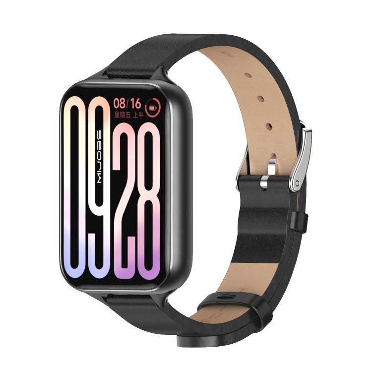 Cinturino per orologio MIJOBS in microfibra e pelle vegana, For Xiaomi Band 10 Pro / Redmi Watch 6 / 5