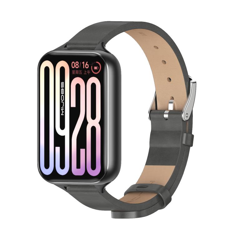Cinturino per orologio MIJOBS in microfibra e pelle vegana, For Xiaomi Band 10 Pro / Redmi Watch 6 / 5