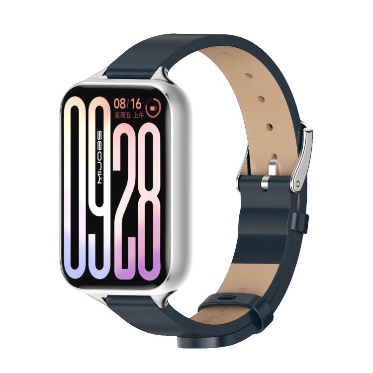 Cinturino per orologio MIJOBS in microfibra e pelle vegana, For Xiaomi Band 10 Pro / Redmi Watch 6 / 5