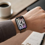 Cinturino per orologio MIJOBS in microfibra e pelle vegana, For Xiaomi Band 10 Pro / Redmi Watch 6 / 5