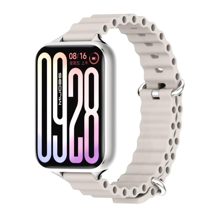 Cinturino per orologio traspirante in silicone MIJOBS Ocean, For Xiaomi Band 10 Pro / Redmi Watch 6 / 5
