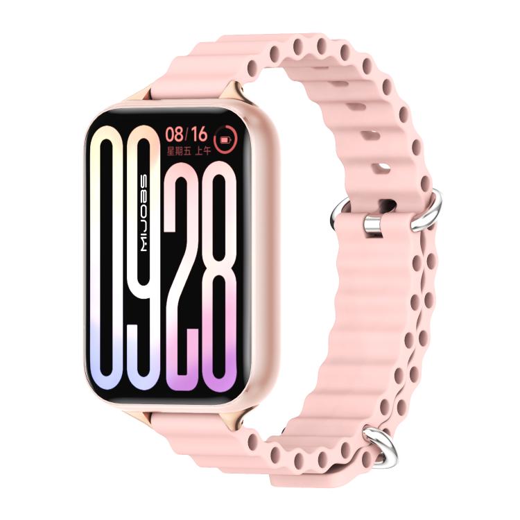 Cinturino per orologio traspirante in silicone MIJOBS Ocean, For Xiaomi Band 10 Pro / Redmi Watch 6 / 5