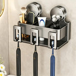 Porta spazzolini da denti con ventosa senza foratura, 2-person, 3-person, 4-person, 2-person with Cup, 3-person with Cup, 4-person with Cup