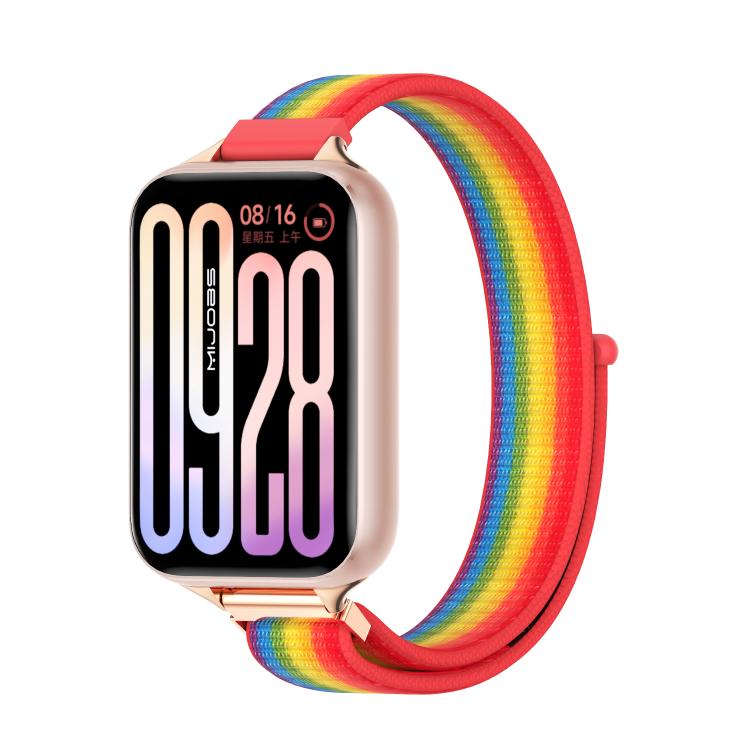 Cinturino per orologio MIJOBS in nylon traspirante con passanti, For Xiaomi Band 10 Pro / Redmi Watch 6 / 5