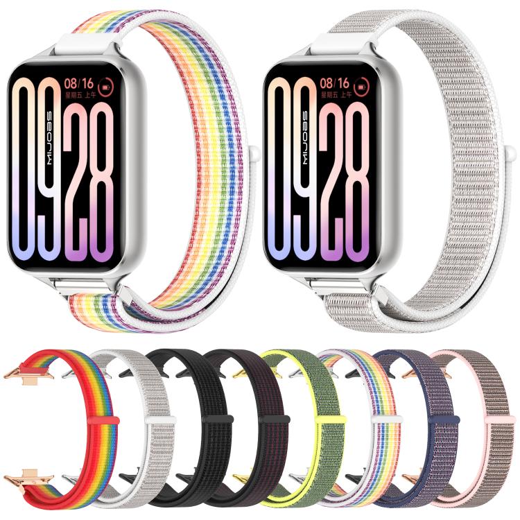 Cinturino per orologio MIJOBS in nylon traspirante con passanti, For Xiaomi Band 10 Pro / Redmi Watch 6 / 5