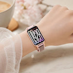 Cinturino per orologio MIJOBS in nylon traspirante con passanti, For Xiaomi Band 10 Pro / Redmi Watch 6 / 5