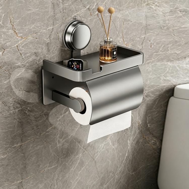 Porta WC a ventosa senza foratura, Grey Paper Box, White Paper Box, Tissue Box Holder, Dual Tissue Box Holder, Roll Paper Holder, Roll Paper Holder with Lid, Extended Tissue Box Holder, Carbon Steel Dual Tissue Box Holder