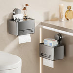 Porta WC a ventosa senza foratura, Grey Paper Box, White Paper Box, Tissue Box Holder, Dual Tissue Box Holder, Roll Paper Holder, Roll Paper Holder with Lid, Extended Tissue Box Holder, Carbon Steel Dual Tissue Box Holder