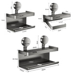 Porta WC a ventosa senza foratura, Grey Paper Box, White Paper Box, Tissue Box Holder, Dual Tissue Box Holder, Roll Paper Holder, Roll Paper Holder with Lid, Extended Tissue Box Holder, Carbon Steel Dual Tissue Box Holder