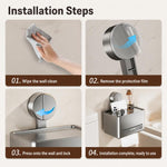 Porta WC a ventosa senza foratura, Grey Paper Box, White Paper Box, Tissue Box Holder, Dual Tissue Box Holder, Roll Paper Holder, Roll Paper Holder with Lid, Extended Tissue Box Holder, Carbon Steel Dual Tissue Box Holder