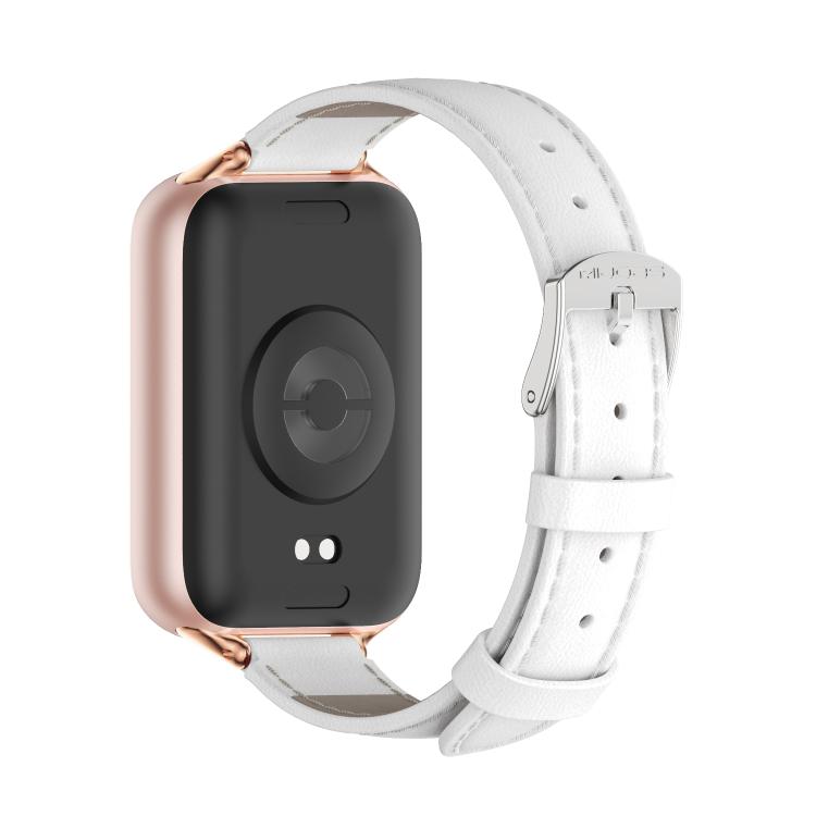 Cinturino per orologio MIJOBS in pelle bovina pieno fiore, For Xiaomi Band 10 Pro / Redmi Watch 6 / 5