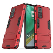 Custodia protettiva antiurto per PC + TPU con supporto, For vivo V20, For Xiaomi MI 10T Pro