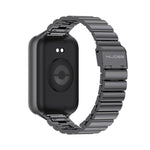Cinturino per orologio MIJOBS in acciaio inossidabile con fibbia a maglie di bambù., For Xiaomi Band 10 Pro / Redmi Watch 6 / 5