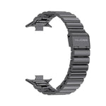 Cinturino per orologio MIJOBS in acciaio inossidabile con fibbia a maglie di bambù., For Xiaomi Band 10 Pro / Redmi Watch 6 / 5