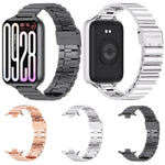 Cinturino per orologio MIJOBS in acciaio inossidabile con fibbia a maglie di bambù., For Xiaomi Band 10 Pro / Redmi Watch 6 / 5