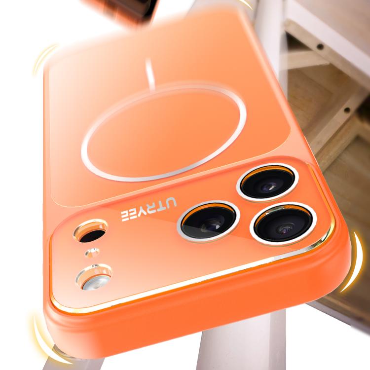 Custodia per telefono UTRYEE in similpelle con chiusura magnetica AG, For iPhone 17 Pro Max, For iPhone 17 Pro, For iPhone 17