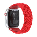 Cinturino intrecciato nylon e pelle per Apple Watch 38-40 mm